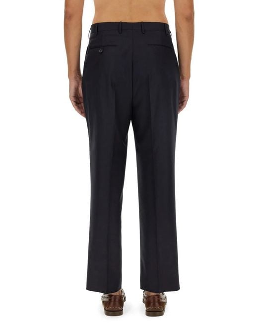Etro Black Wool Pants for men