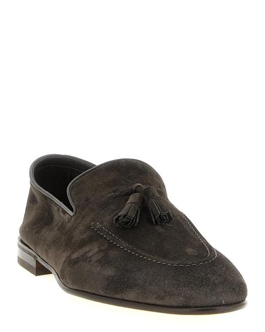 Brunello Cucinelli Black 'Penny Loafer' Loafers for men