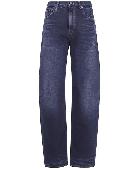 Haikure Blue "Bibi" Barel Wide Leg Jeans