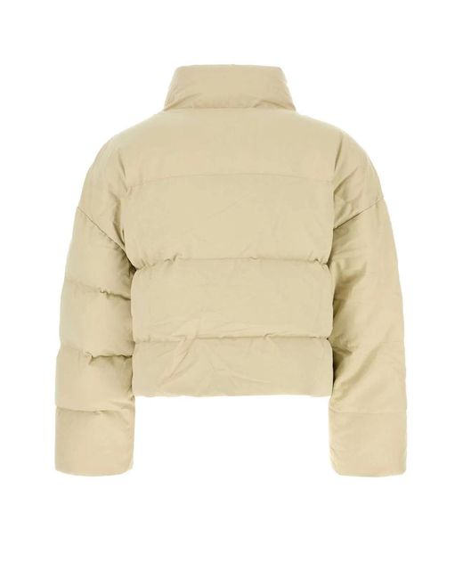 Entire studios Natural Sand Cotton Down Jacket