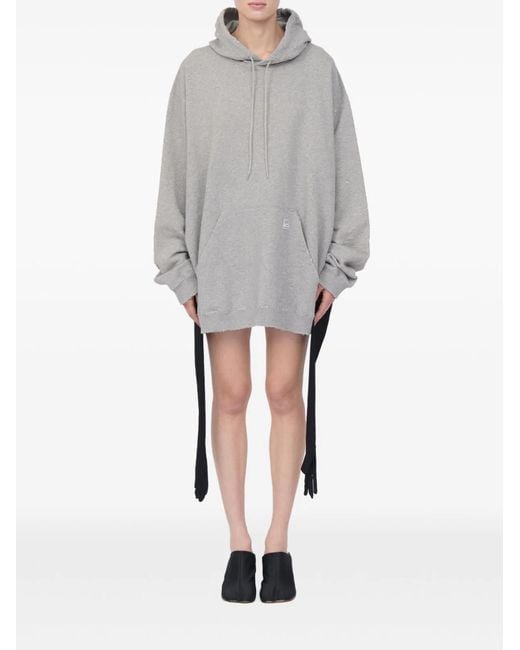 MM6 by Maison Margiela Gray Cotton Sweatdress