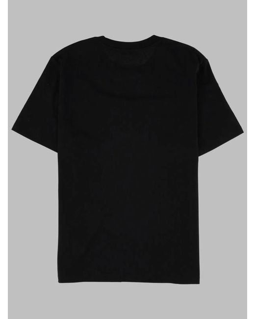 Balmain Black T-Shirt Con Stampa Logo for men