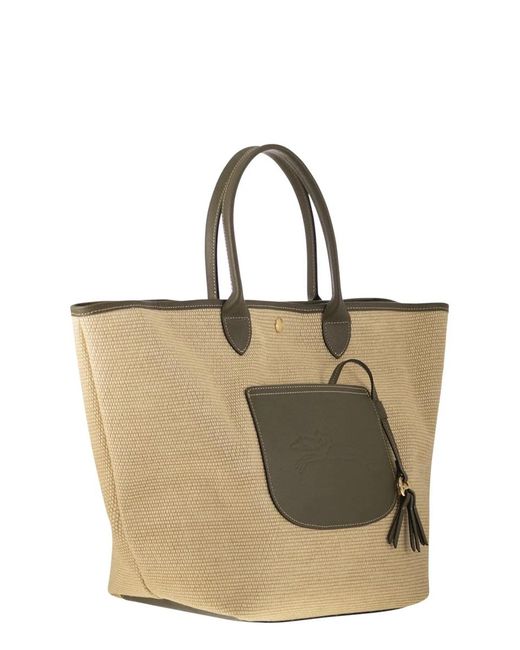 Longchamp Green Le Panier Pliage