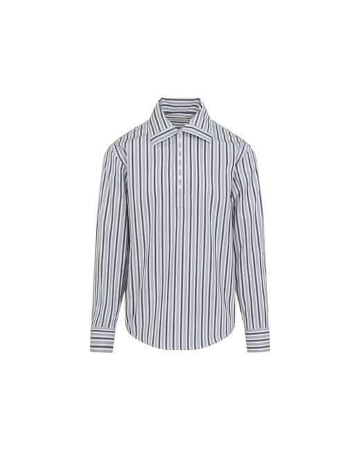 Dries Van Noten Blue Cedon Shirt for men