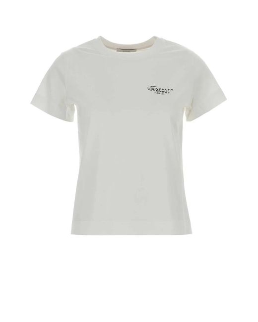 Givenchy White Regular Tshirt