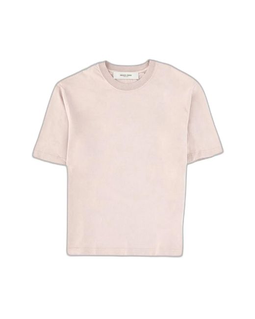 Golden Goose Deluxe Brand White Tshirt With Logo