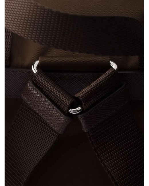 Prada Black Medium Re-Nylon Backpack With Pouch