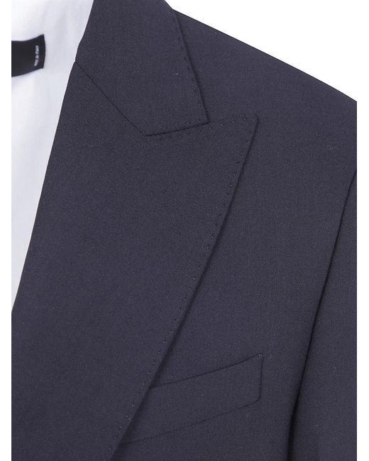 DSquared² Blue Wool Over Jacket