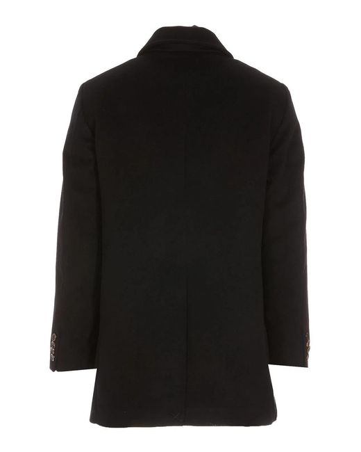 Moorer Black Tech Fabric Padded Coat for men