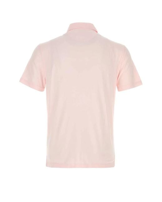 Fedeli Pink Polo Mc for men