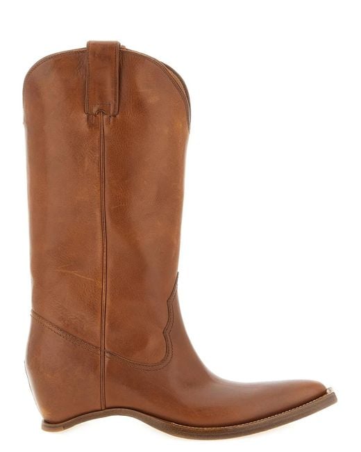 Maison Margiela Brown 'Heel-Less' Boots