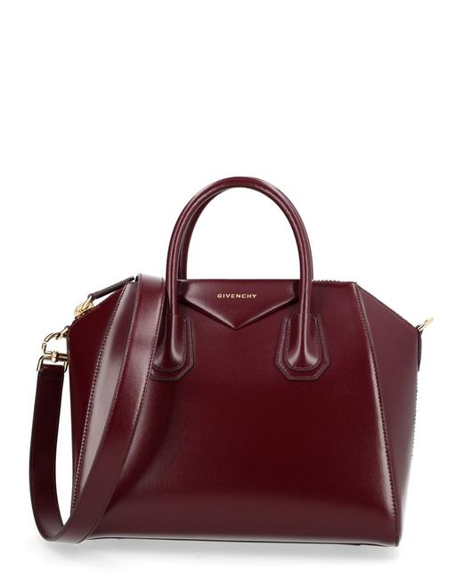 Givenchy Purple Shoulder Bag Antigona Leather Calf
