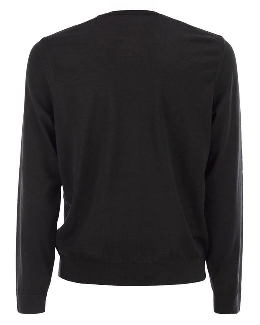 Boss Black Slim Fit Crew Neck Jumper for men