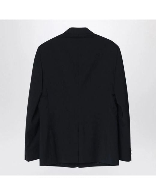 Fendi Black Double-Breasted Jacket for men