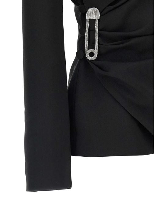 GIUSEPPE DI MORABITO Black Asymmetrical Blazer