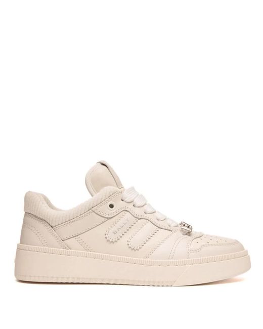 Bally Natural Raise Leather Sneakers