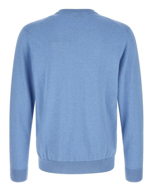 Ballantyne Blue Argyle Sweater for men