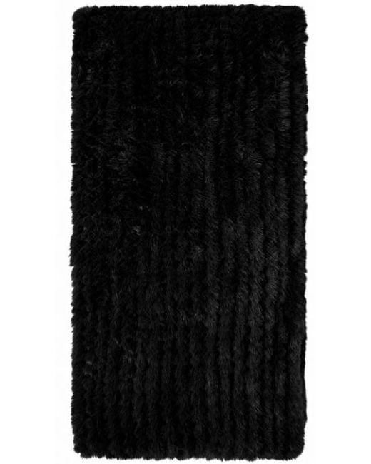 Pinko Black Polyester Scarf