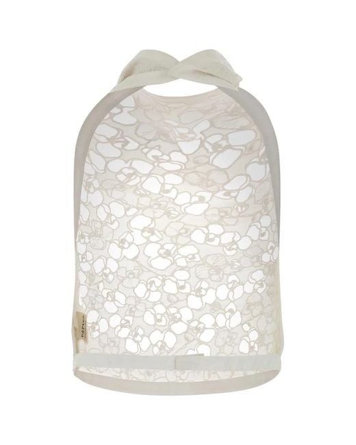 Carven White Bl442-Backless Top