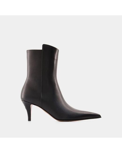 McQueen Black Australian Ankle Boots