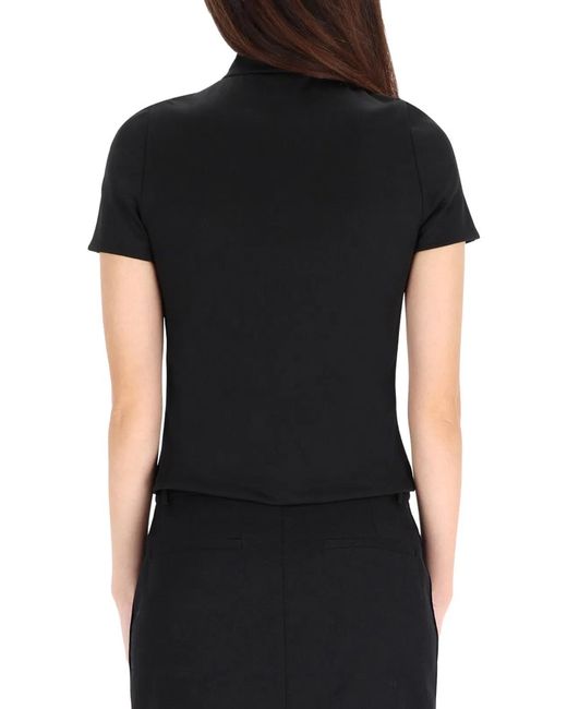 Courreges Black "Interlock" Top