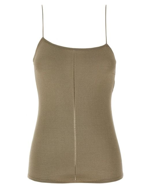Lemaire Green Openwork Top