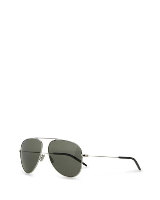 Saint Laurent Metallic Metal Sl 800 Sunglasses