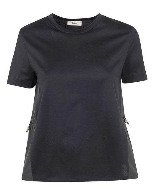 Herno Black Classic T-Shirt