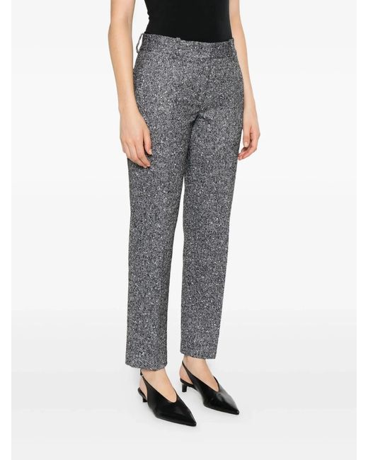 Ermanno Scervino Gray Wool Polyamide Viscose Pants