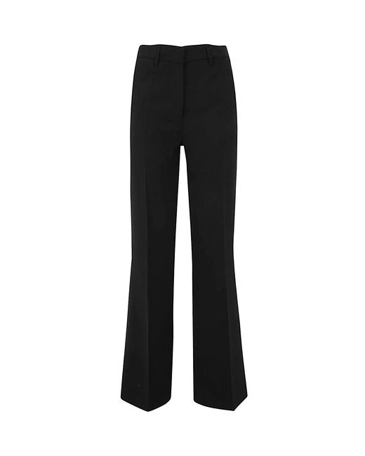NINA 14.7 Black Cady Palazzo Trousers