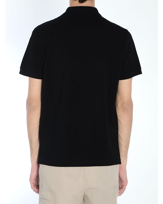 Fendi Black Polo With Logo for men