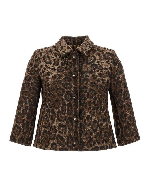 Dolce & Gabbana Brown Dolce & Gabbana Gabbana Blazer