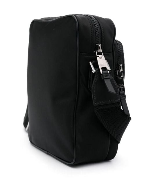 Dolce & Gabbana Black Dolce & Gabbana Nylon Messenger Bag for men