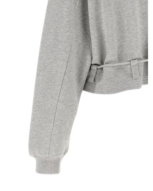 Dries Van Noten Gray 'Haserfiela' Sweatshirt