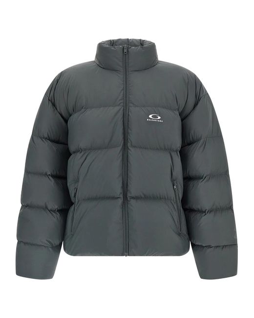 Balenciaga Gray 'Standard' Down Jacket for men