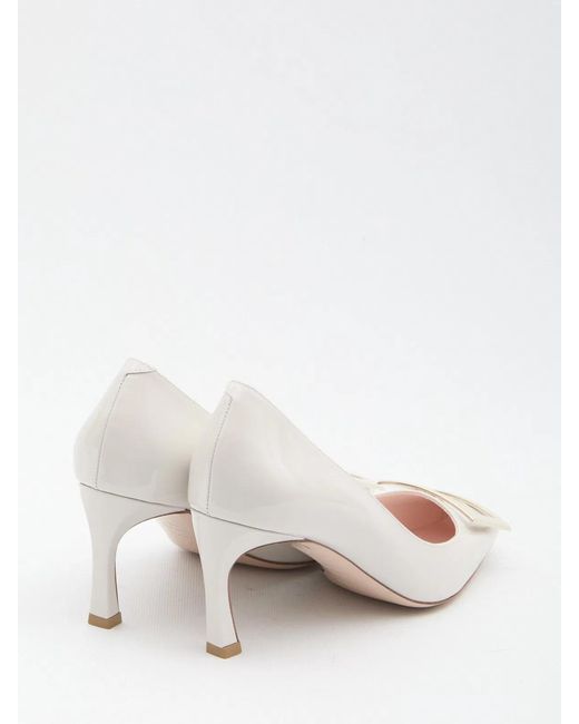 Roger Vivier Natural Belle Vivier Trompette Pumps