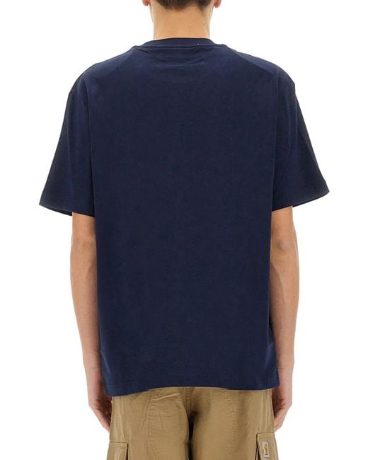 Lacoste Blue Cotton T-Shirt for men