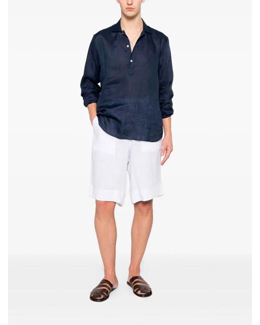 Kiton White 'Kapaa' Shorts for men