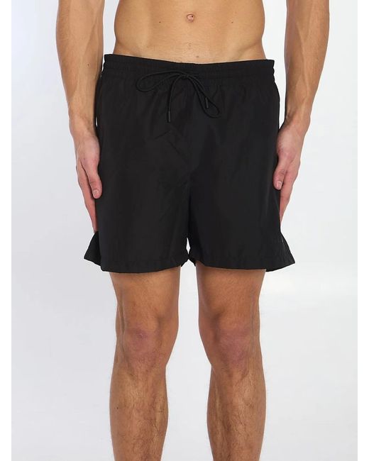 Gucci Black Swimsuit With Logo for men