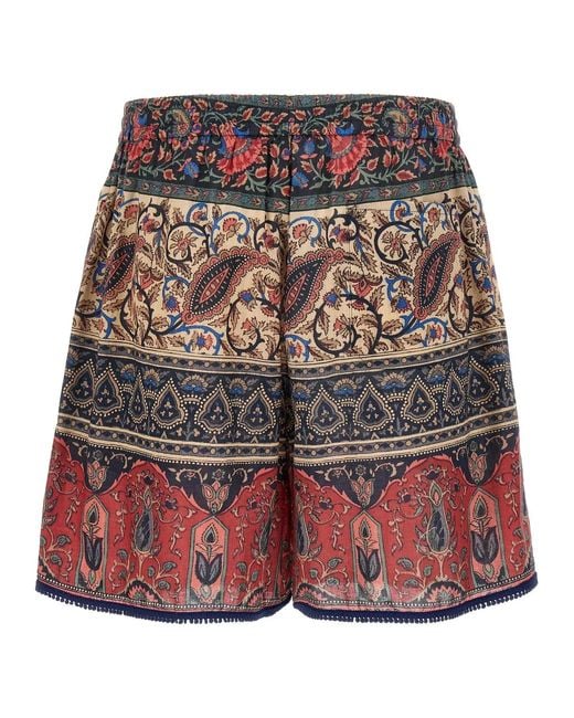 Valentino Garavani Multicolor 'Voyage Imaginaire' Bermuda Shorts for men