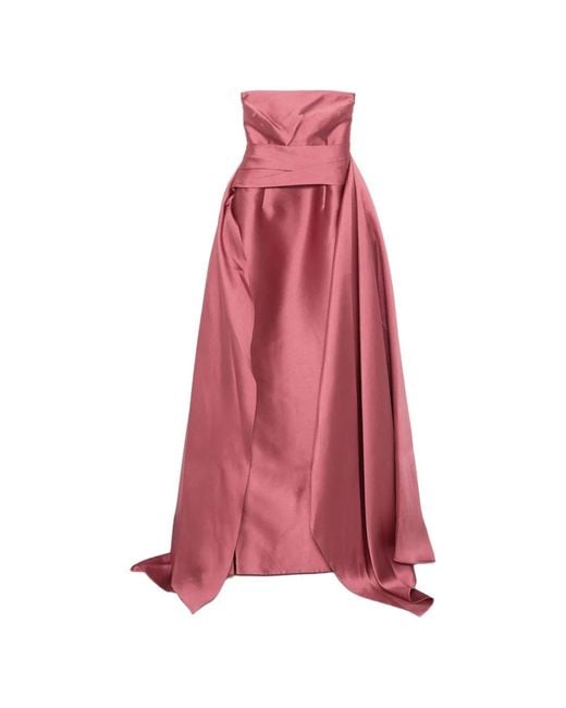 Solace London Pink Elara Maxi Dress