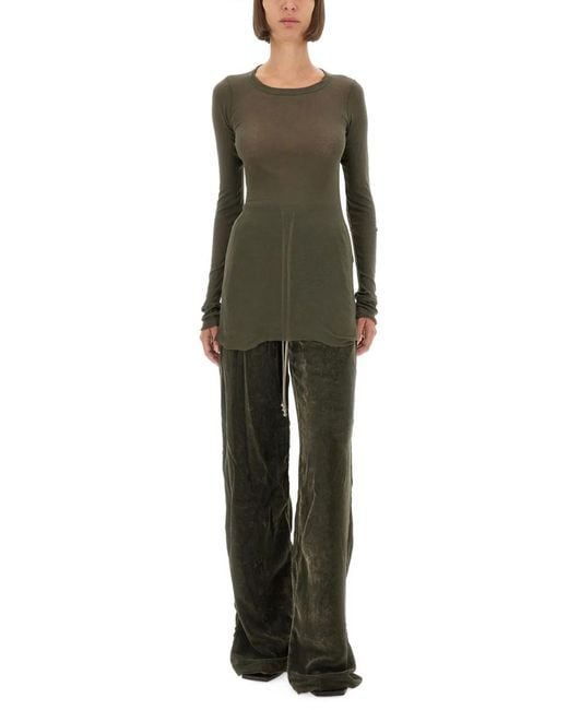 Rick Owens Green Pants "Dietrich"
