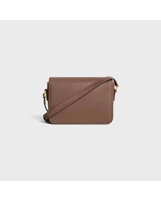 Céline Brown Teen Triomphe Shoulder Bag