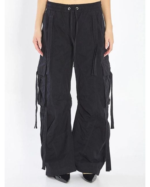 Dolce & Gabbana Blue Dolce & Gabbana Cotton Blend Cargo Pant