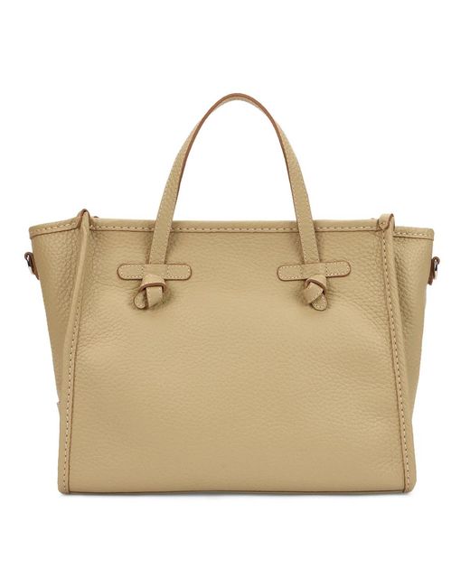 Gianni Chiarini Natural Elegant Bag With Refined Metallic Details