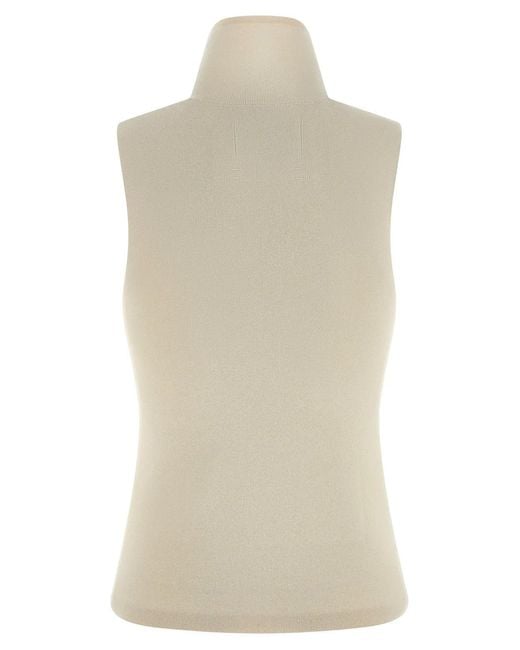 Extreme Cashmere Natural 'N° 502 Collarbone' Top