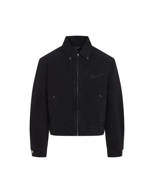 Jacquemus Black La Veste De-Nimes Canevas Jacket for men