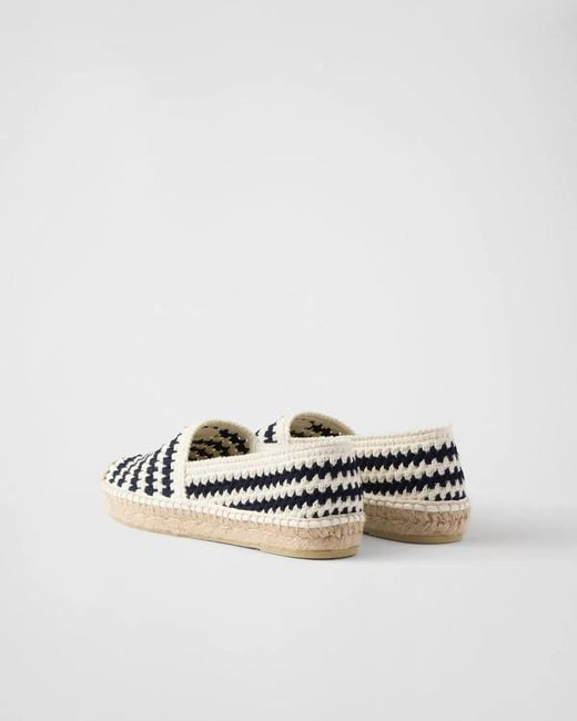 Prada White Espadrillas