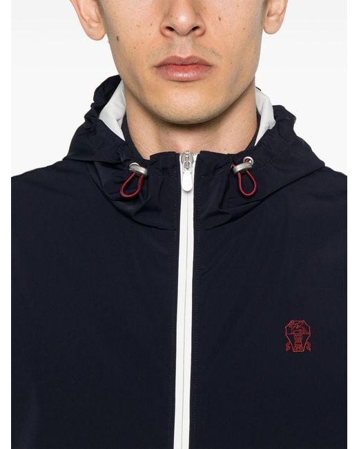 Brunello Cucinelli Blue Jackets for men
