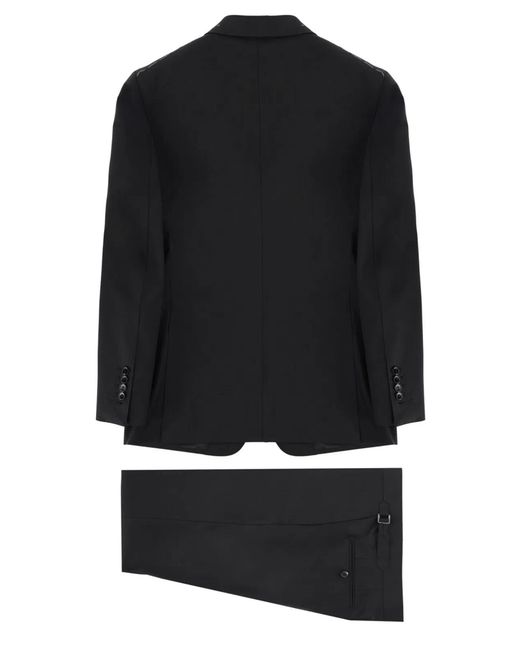 Tom Ford Black Abito "Grand Overcheck Shelton" for men